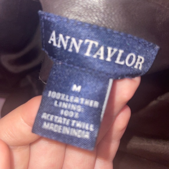 Ann taylor 100% leather jacket zip up
super cute and like new. - Picture 3 of 3